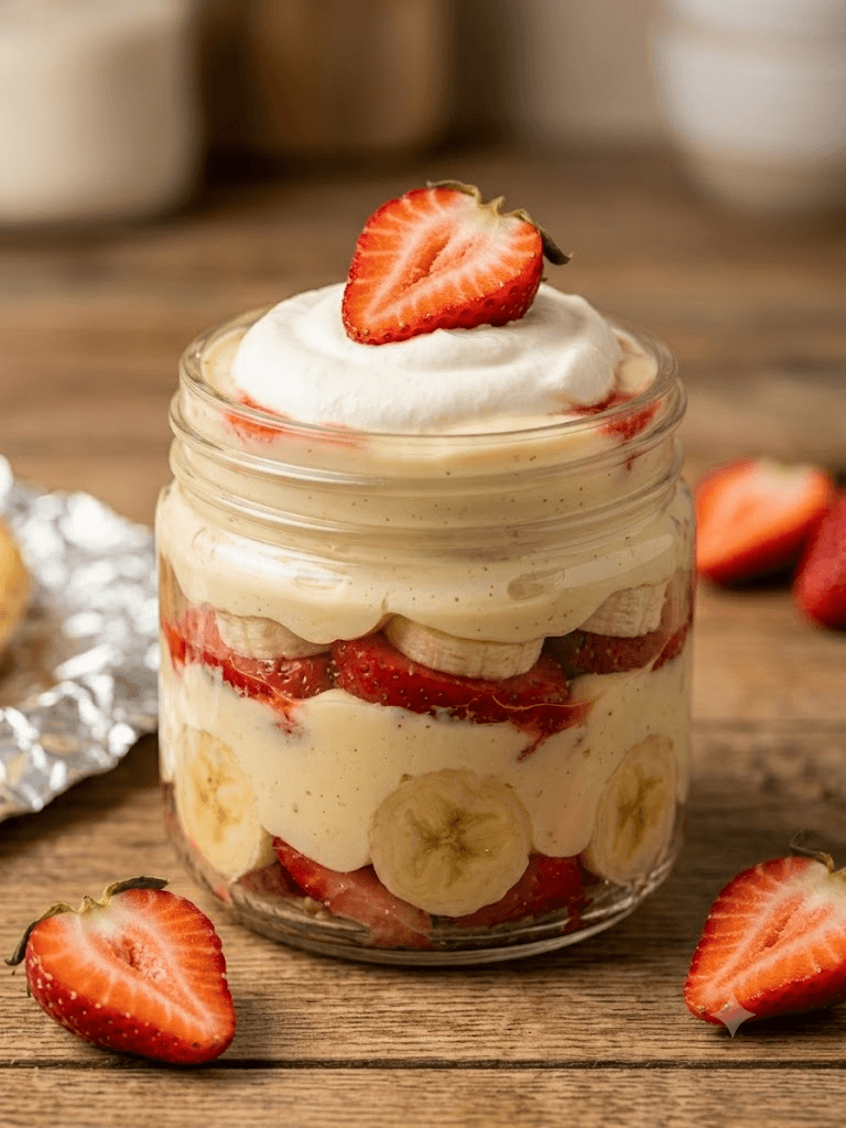 Strawberry Banana Pudding